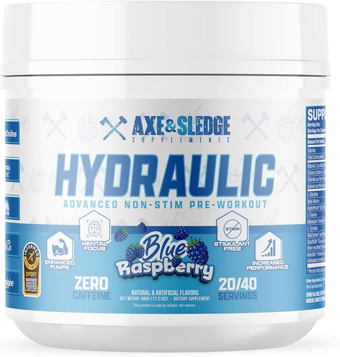 Axe & Sledge Hydraulic Stim-Free Pre-Workout