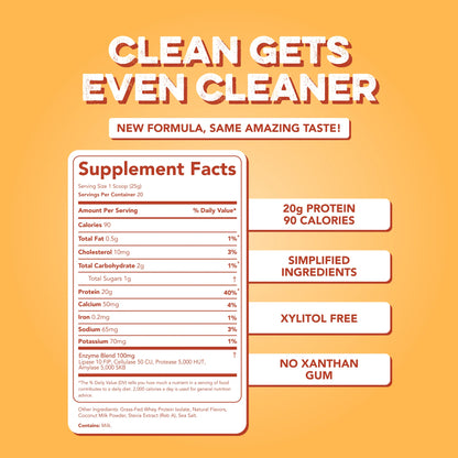 Clean Simple Eats Protein Powder 20 servings