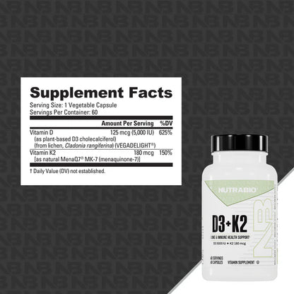 Nutrabio D3 + K2