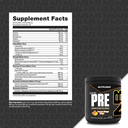 Nutrabio Stim-Free Pre