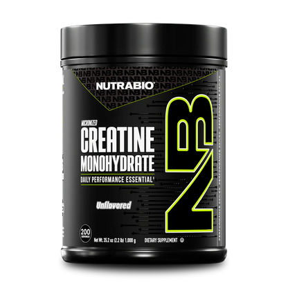 Nutrabio Micronized Creatine Monohydrate (60 Servings)