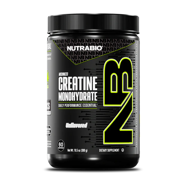 Nutrabio Micronized Creatine Monohydrate (60 Servings)