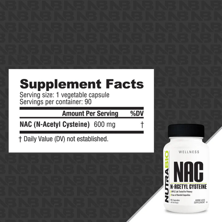 Nutrabio NAC (N-Acetyl-Cysteine)