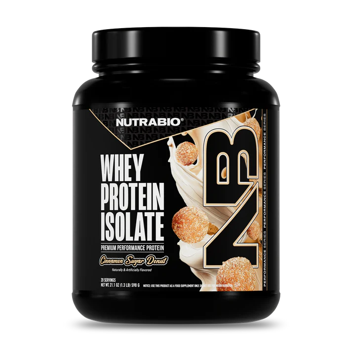 NutraBio Whey Protein Isolate Powder