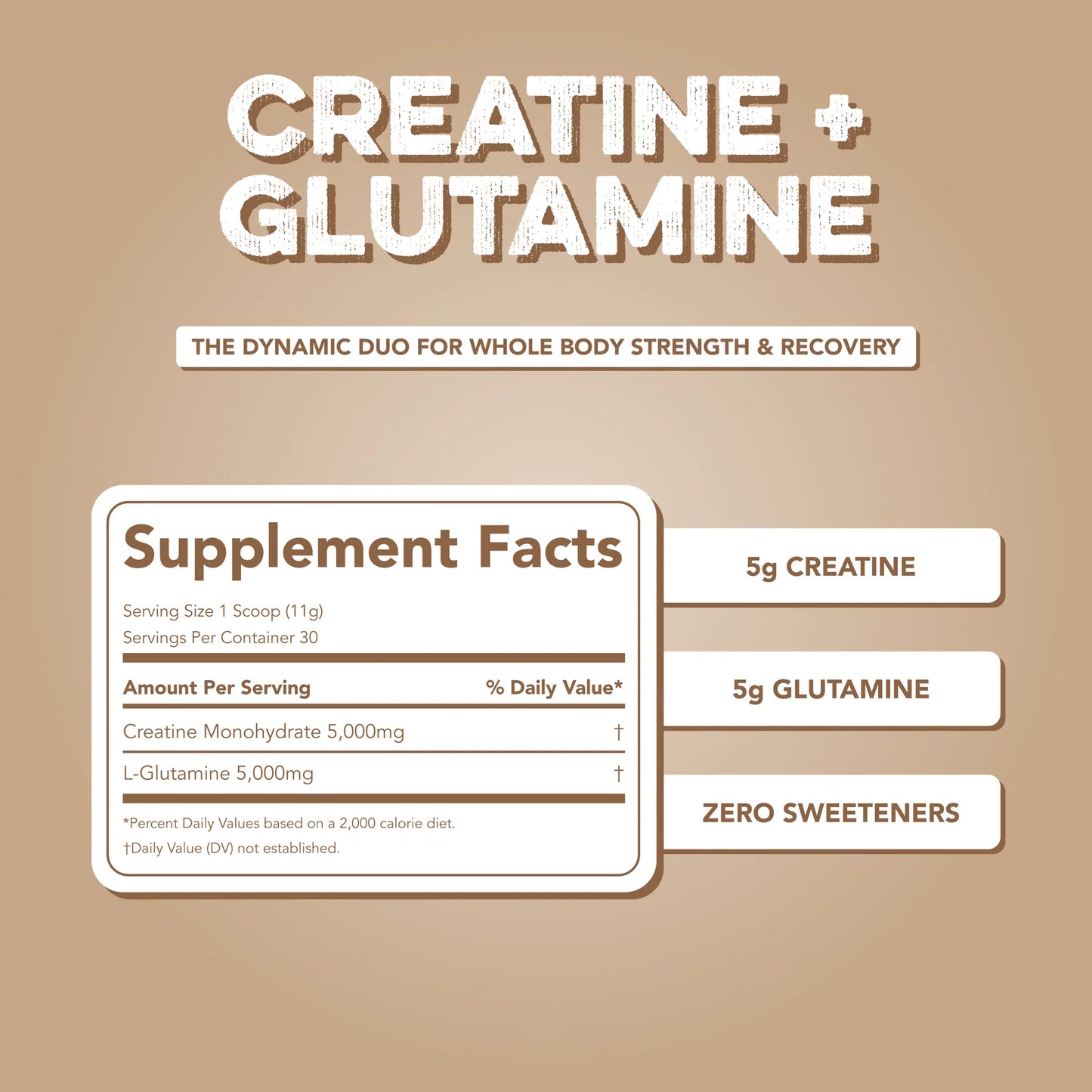 Clean Simple Eats Creatine + Glutamine