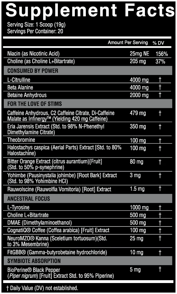 NutriFitt Symbiote Pre-Wrkout