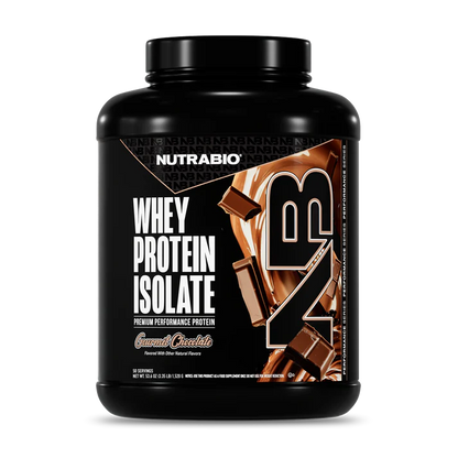NutraBio Whey Protein Isolate 50 Servings