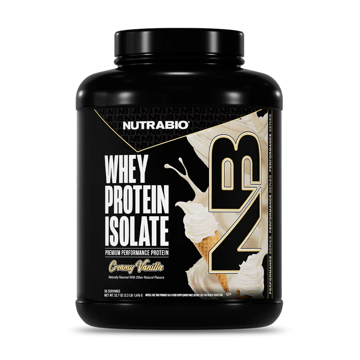 NutraBio Whey Protein Isolate 50 Servings