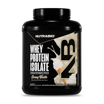 NutraBio Whey Protein Isolate 50 Servings