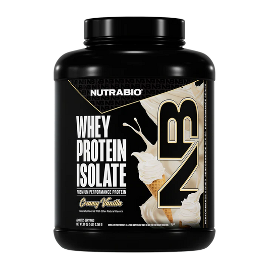 NutraBio Whey Isolate Protein 5LB