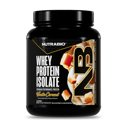 NutraBio Whey Protein Isolate Powder