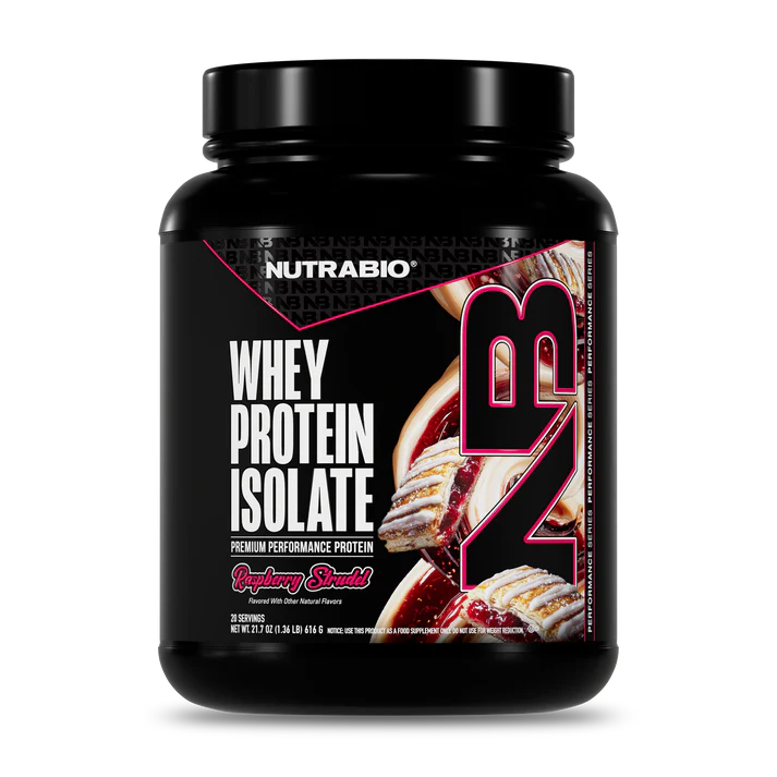 NutraBio Whey Protein Isolate Powder