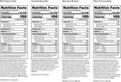 Promix Protein Puff Bars