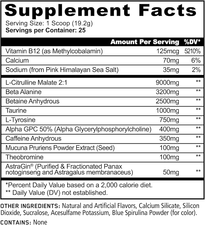 Panda Supplements Pandamic Pre-Workout