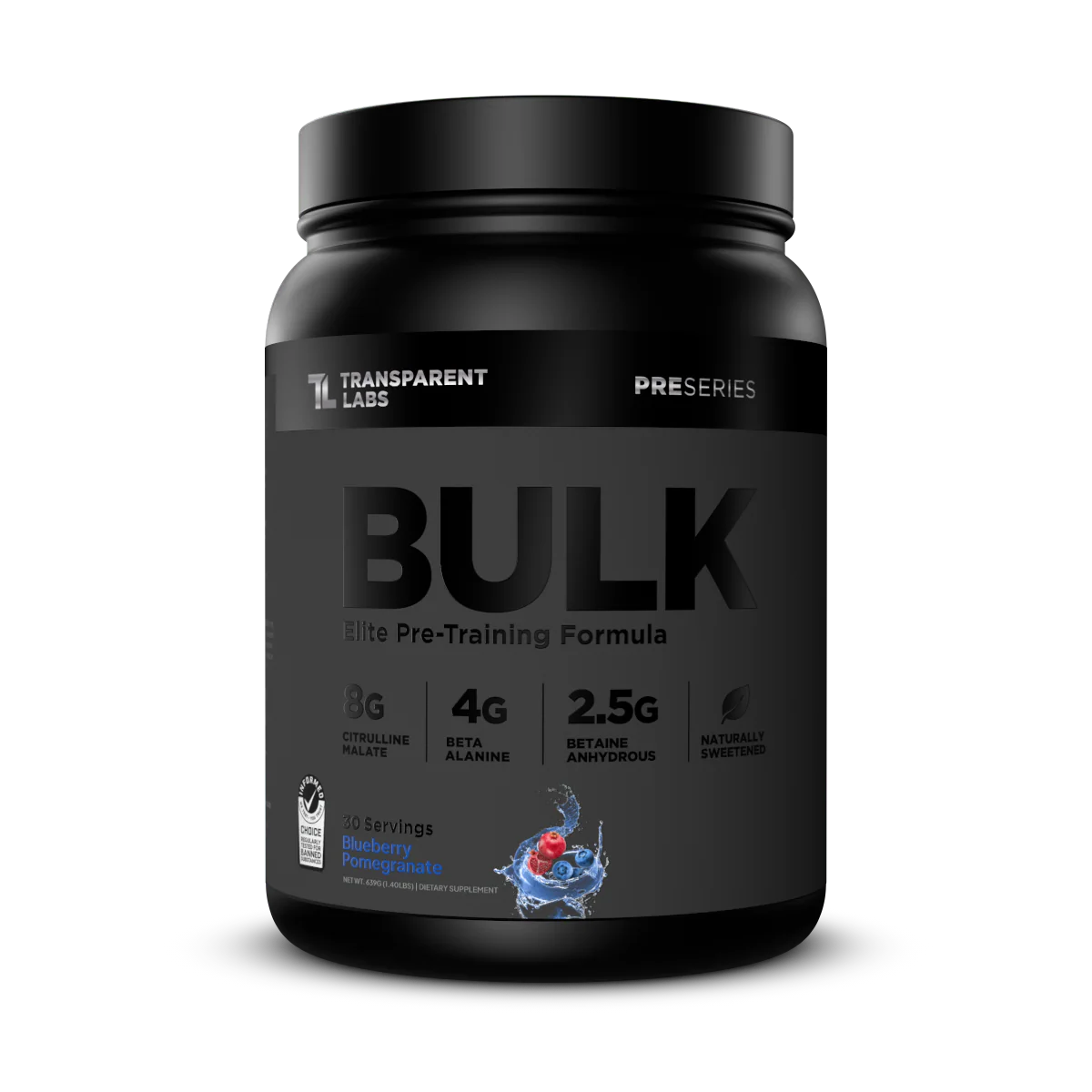 Transparent Labs Bulk Black