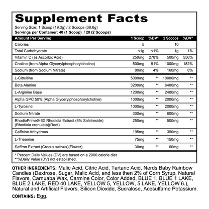 Panda Supplements Panda X HTLT - Alter Ego Pre-Workout