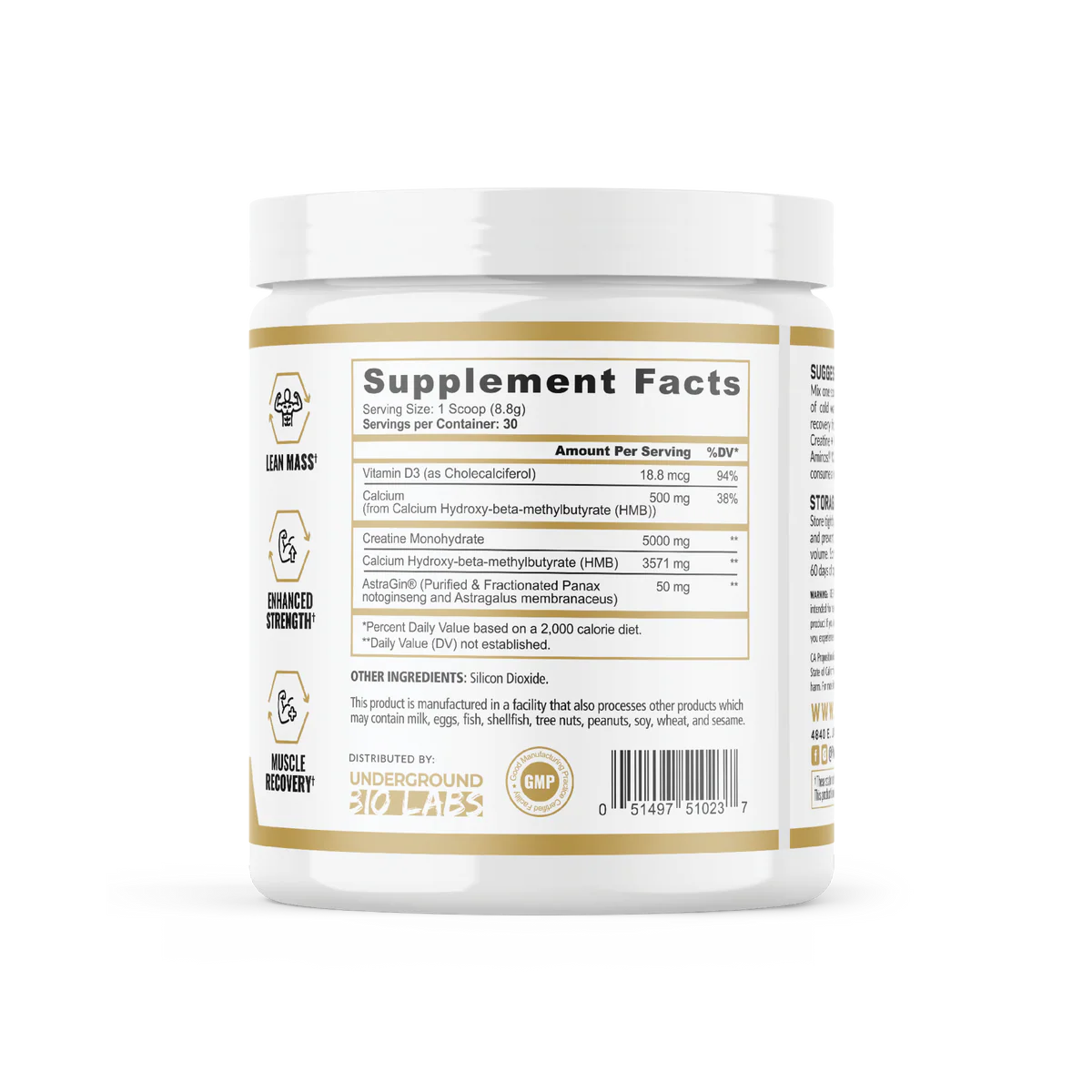 Panda Supplements Creatine + HMB