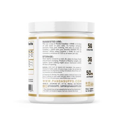 Panda Supplements Creatine + HMB