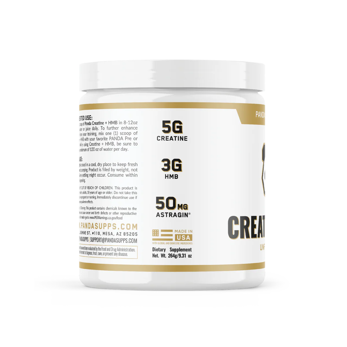 Panda Supplements Creatine + HMB