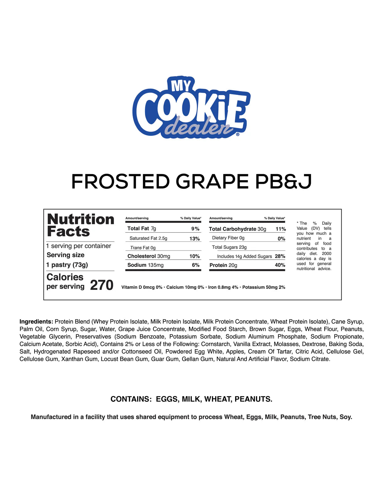 My Cookie Dealer Protein Pastry