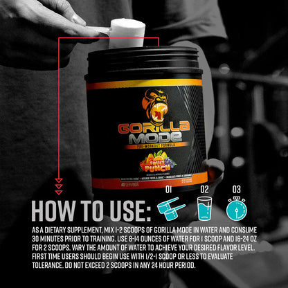 Gorilla Mind Gorilla Mode Pre-Workout