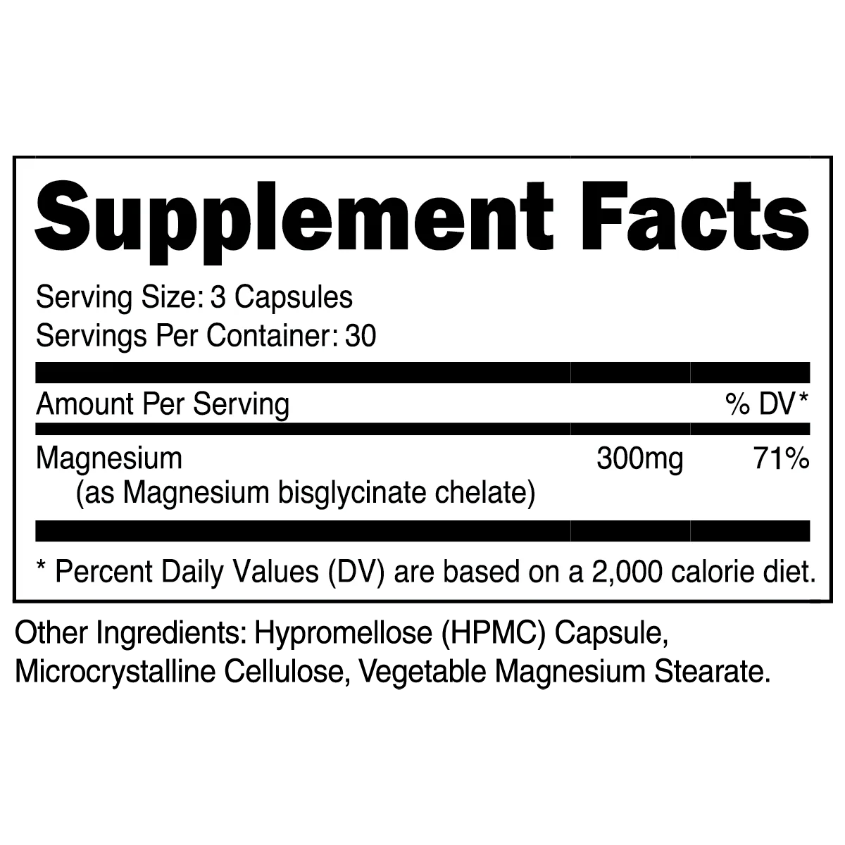 Transparent Labs Magnesium Bisglycinate