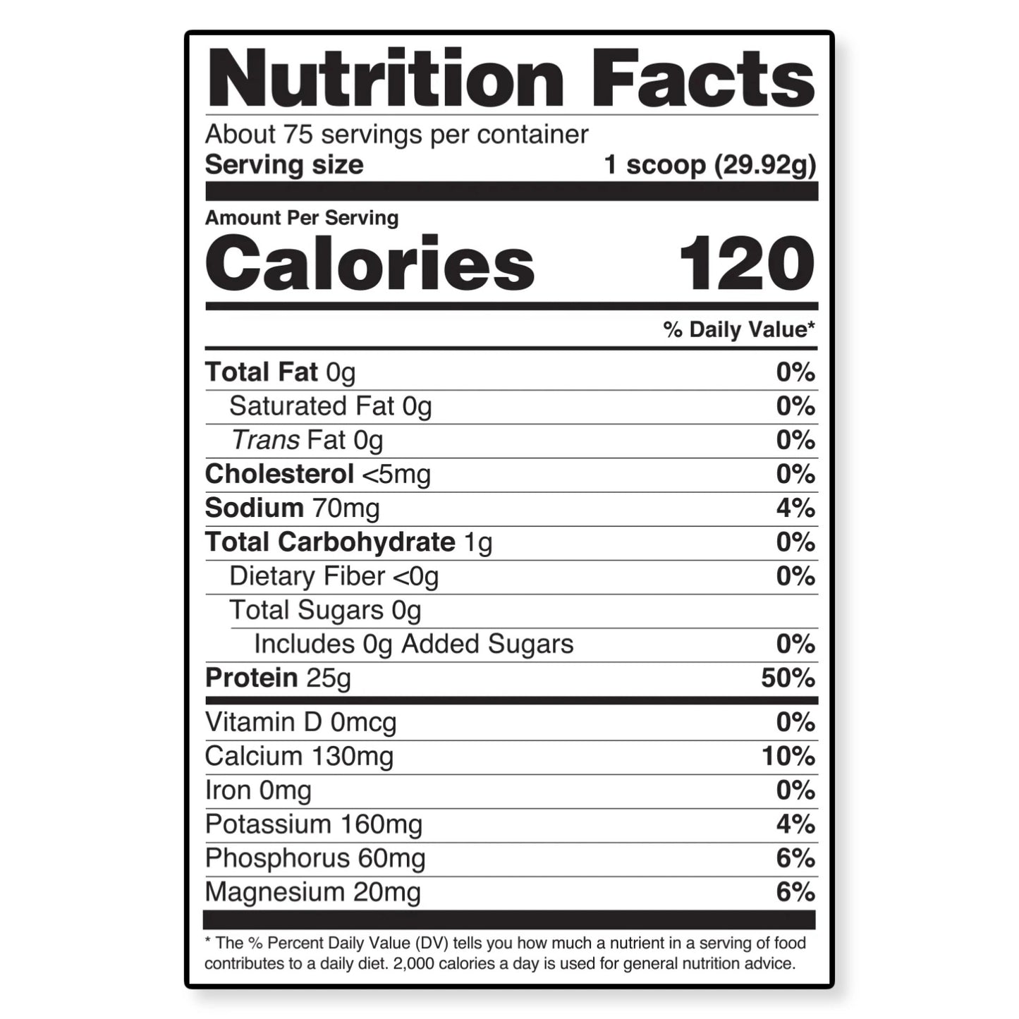 NutraBio Whey Isolate Protein 5LB