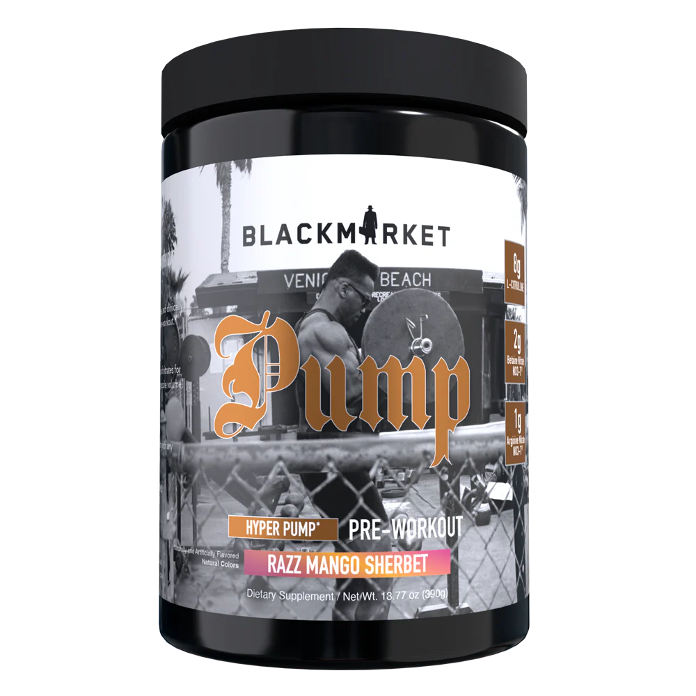 BLACKMARKET Pump Stim-Free Pre-workout