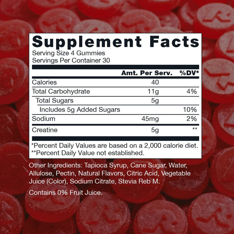 RAW Nutrition Creatine Gummies
