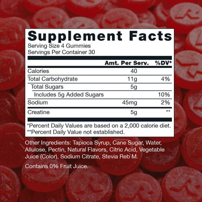 RAW Nutrition Creatine Gummies