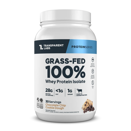 Transparent Labs 100% Grass-Fed Whey Isolate Protein