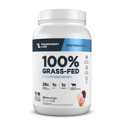 Transparent Labs 100% Grass-Fed Whey Isolate Protein