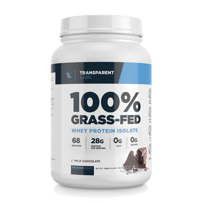 Transparent Labs 100% Grass-Fed Whey Isolate Protein