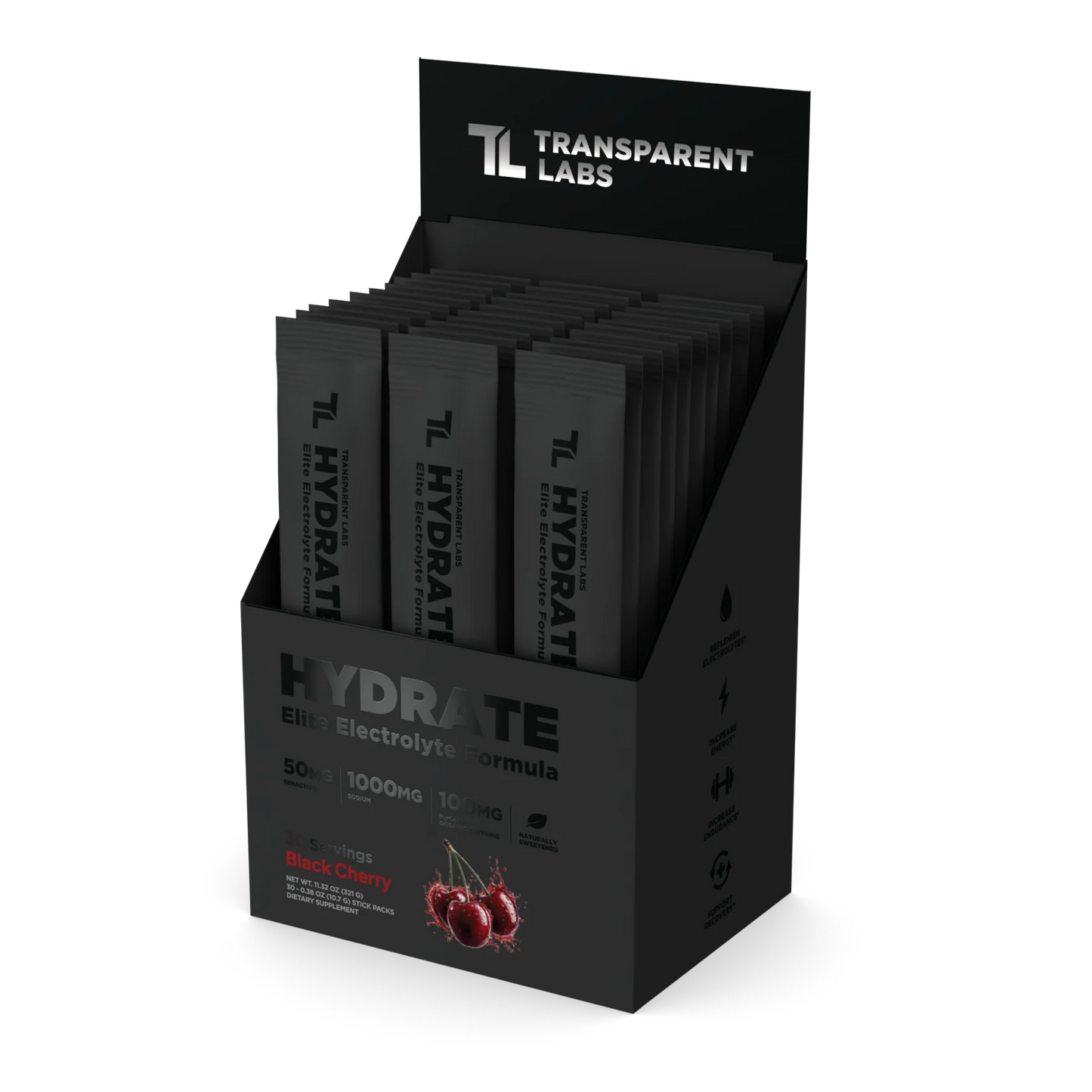 Transparent Labs Hydrate Black