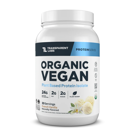 Transparent labs Organic Vegan Plant-Based Protein Isolate