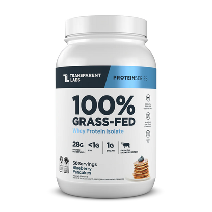 Transparent Labs 100% Grass-Fed Whey Isolate Protein
