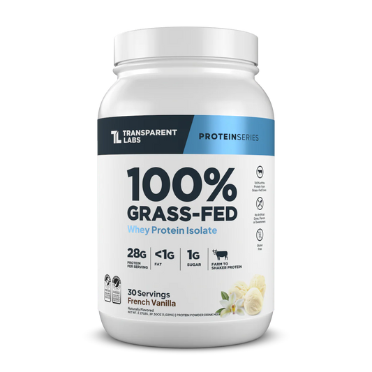 Transparent Labs 100% Grass-Fed Whey Isolate Protein