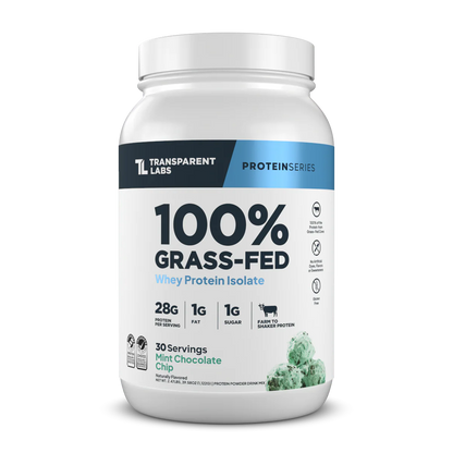 Transparent Labs 100% Grass-Fed Whey Isolate Protein