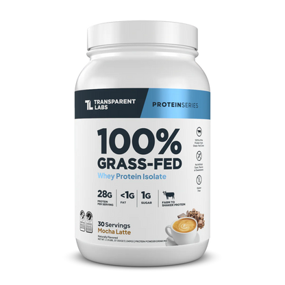Transparent Labs 100% Grass-Fed Whey Isolate Protein