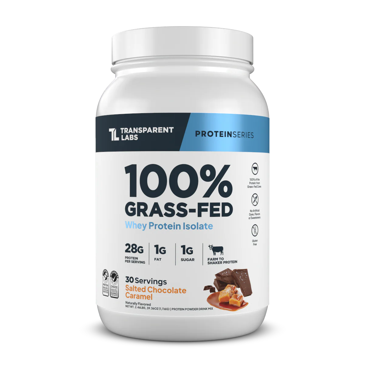 Transparent Labs 100% Grass-Fed Whey Isolate Protein