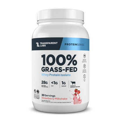 Transparent Labs 100% Grass-Fed Whey Isolate Protein