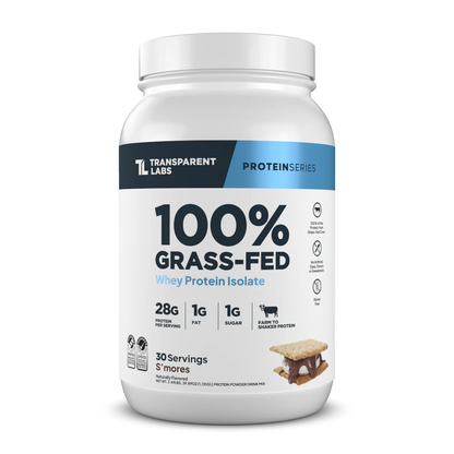Transparent Labs 100% Grass-Fed Whey Isolate Protein