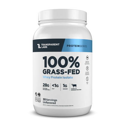 Transparent Labs 100% Grass-Fed Whey Isolate Protein