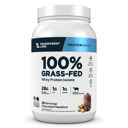 Transparent Labs 100% Grass-Fed Whey Isolate Protein