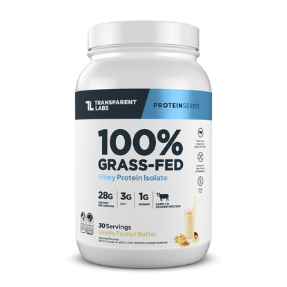 Transparent Labs 100% Grass-Fed Whey Isolate Protein