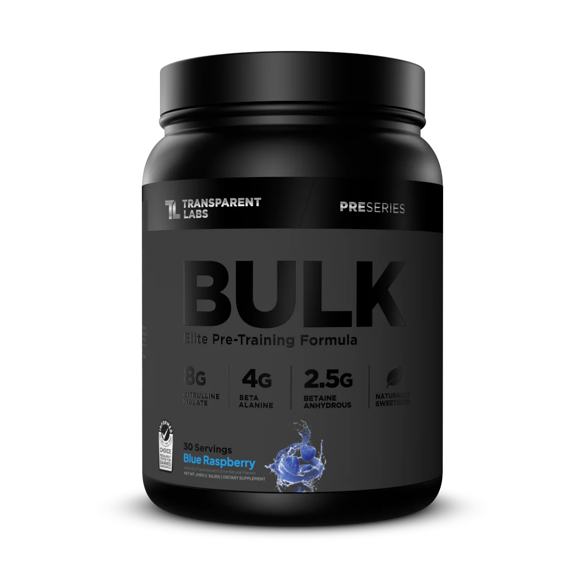 Transparent Labs Bulk Black