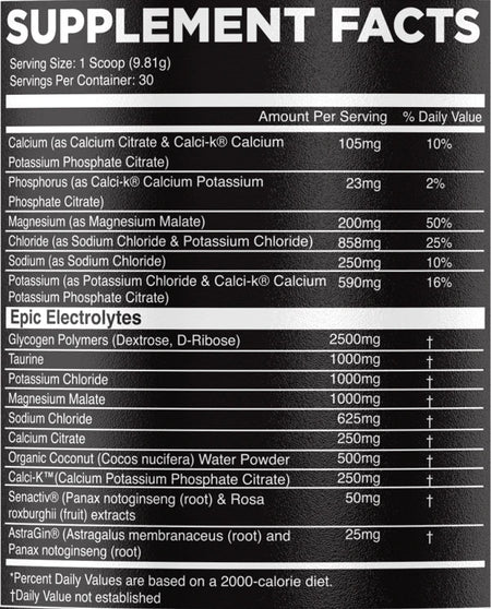 NutriFitt Epic Electrolytes