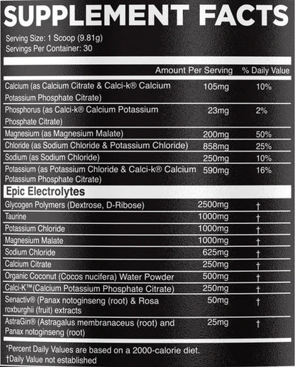 NutriFitt Epic Electrolytes