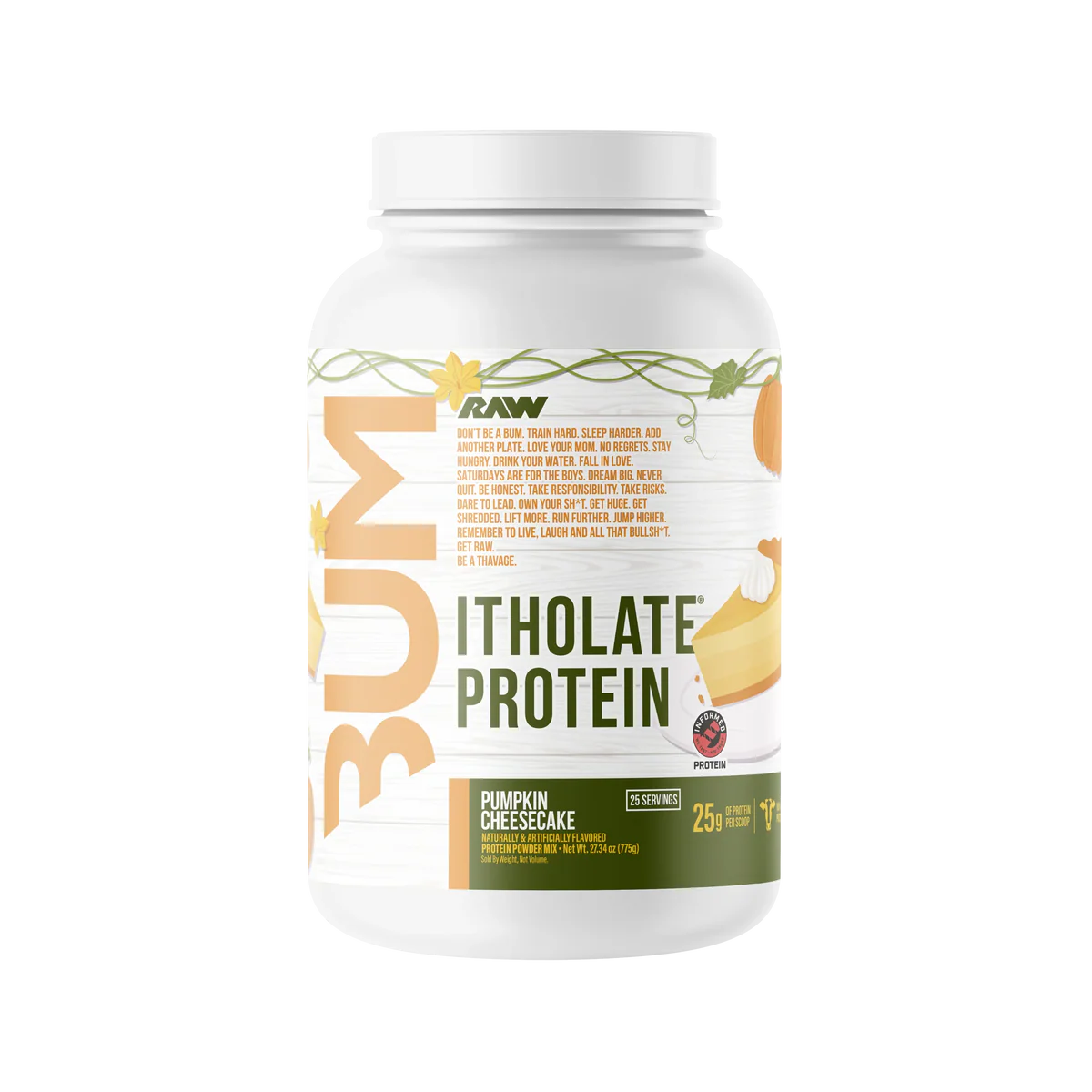 RAW BUM Itholate Protein
