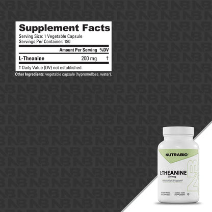 Nutrabio L-Theanine 180 serv.